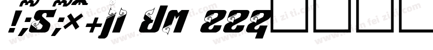 KSHISHVNTCO 18 00字体转换